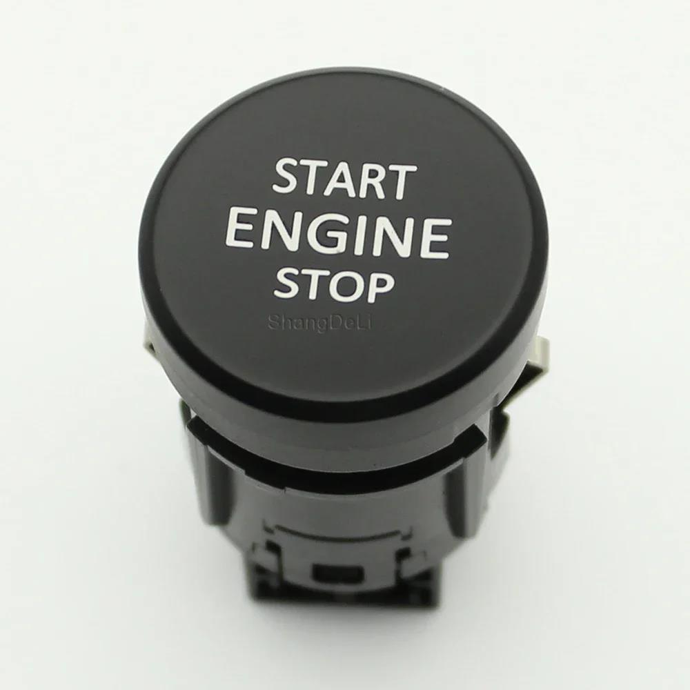 Car Engine Start Stop Switch Button Ignition Starter Button Compatible For VW Skoda Octavia Superb 15-21 Yeti Accessories