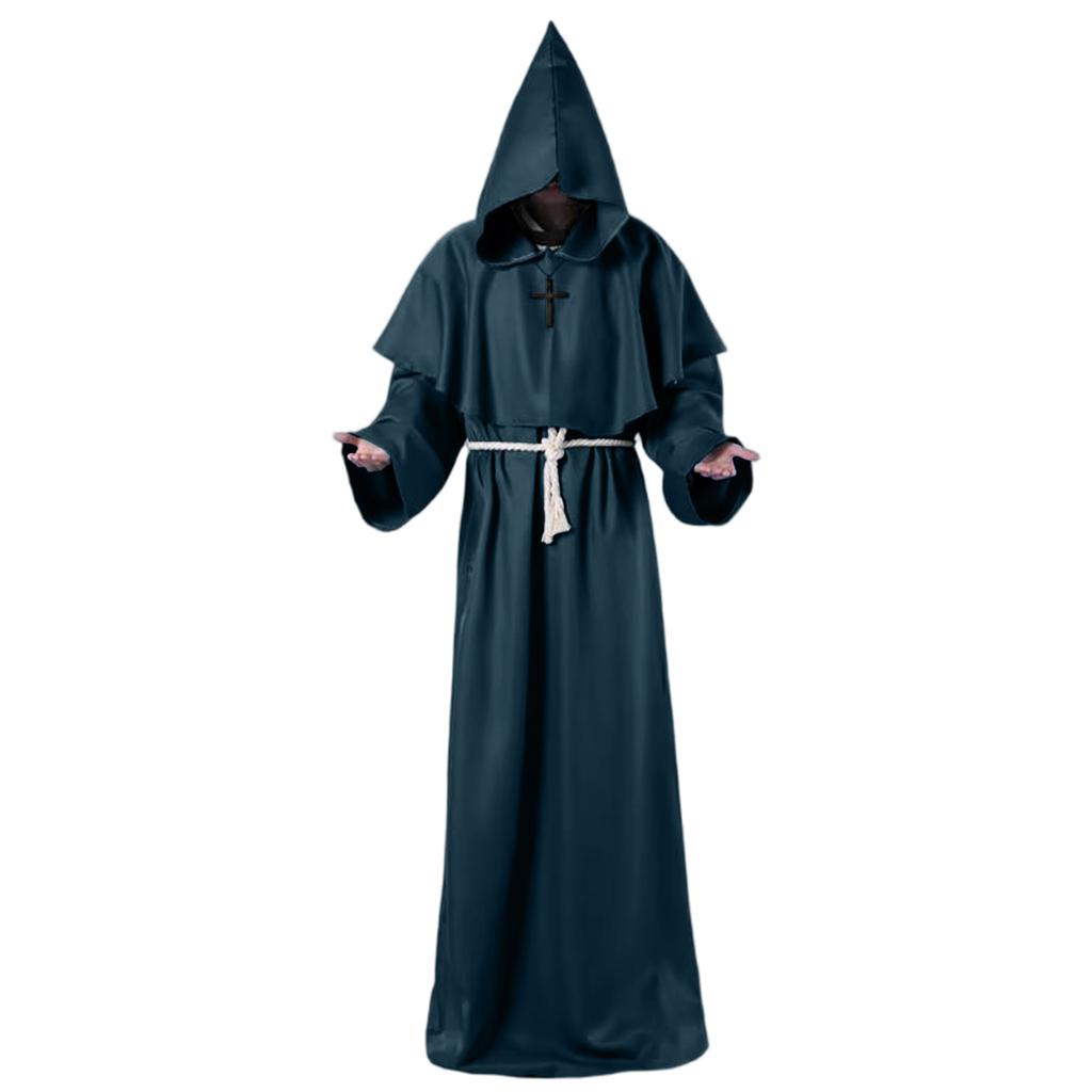 Kapuzenumhang, Priesterkostüm Robe für Cosplay