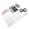 DIY Bluetooth Speaker Box Kit Small Electronic Sound Amplifier Transparent Case Set(12 Channels Spectrum Bluetooth