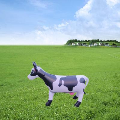 Animal Inflable Vaca Temas Fiestas PVC Decoración de Cumpleaños Globo Juguete 35.43pulgadax23.62pulgadas para