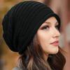 1pc Ladies' Slouchy Beanie with Thick Thermal Lined,Soft Skin-Friendly for Winter Daily Wear Outdoor Activities Ear Protection