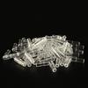 10pcs Clear Elbow Connector Plastic Fish Tank Aquarium Air Line Tubing Connector