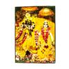 Foto incorniciata di Radha Krishna ISKCON, Pittura religiosa | Decorazione per la casa (17,78 X 12,75 cm)