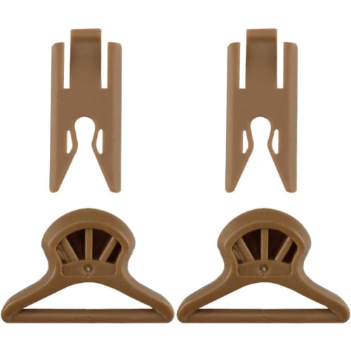 Tactical Helmet Side Rail Swivel Goggle Clip for 36mm Wide Goggle Straps, Compatible with ACH/MICH/FAST Helmets with ARC Rails, Airsoft Helmet Accesso