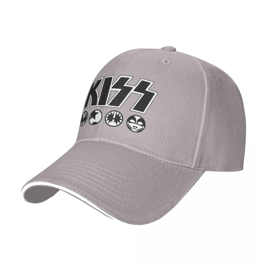 Mitglieder KISS Rockband Design Camping Baseballkappen Für Herren Personalisiert Männlich Strand Sonnenhut Hip Hop Trucker Cap