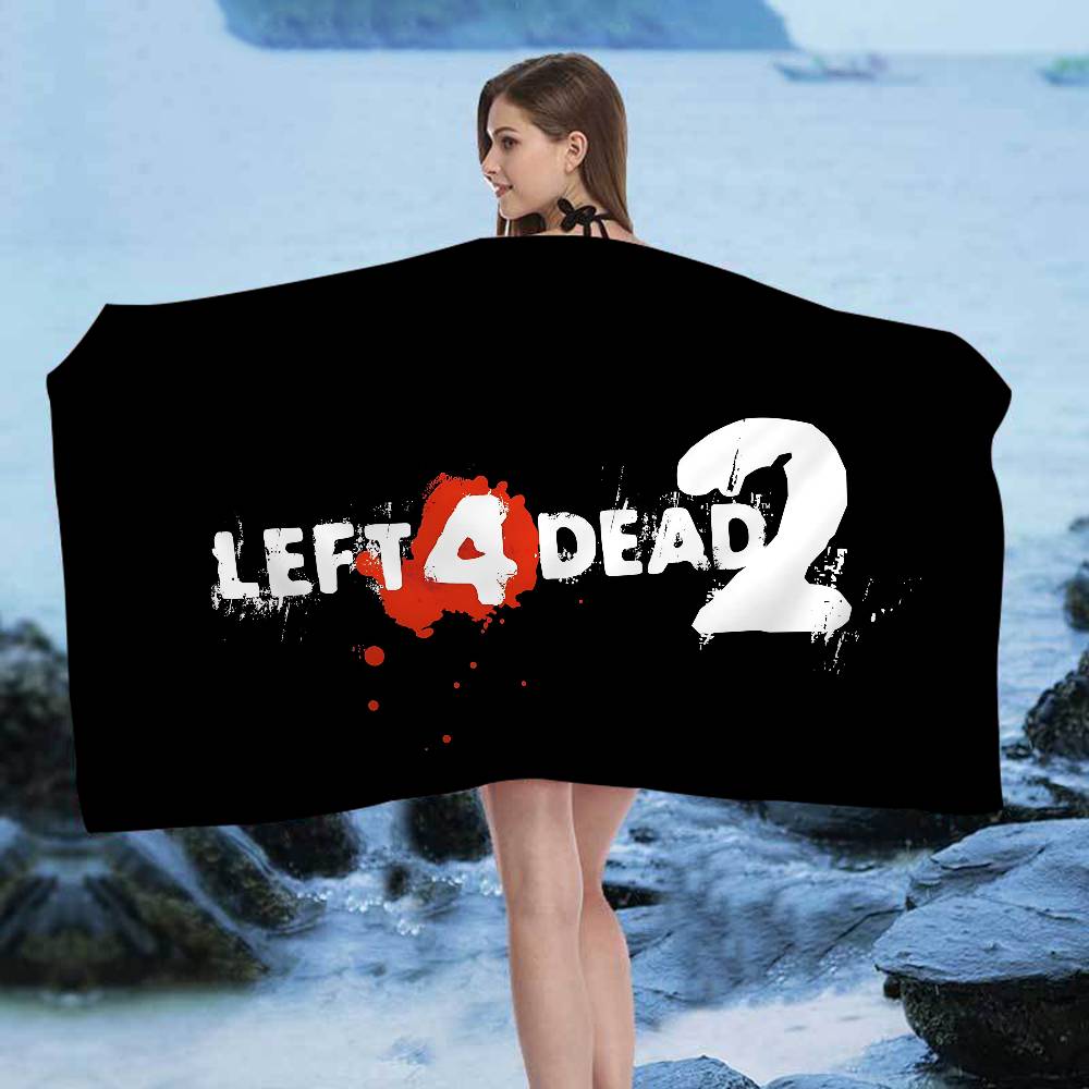 Hot Action Game Left 4 Dead Big Microfiber Beach Towels Quick Dry Towel Sand Beach Towels Pool Towel for Travel Swim Pool Yoga