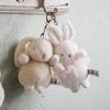 Bunnies by the Bay Cute Plush Animal Bag Charm Keychain - Lop-Eared Rabbit [Used]
