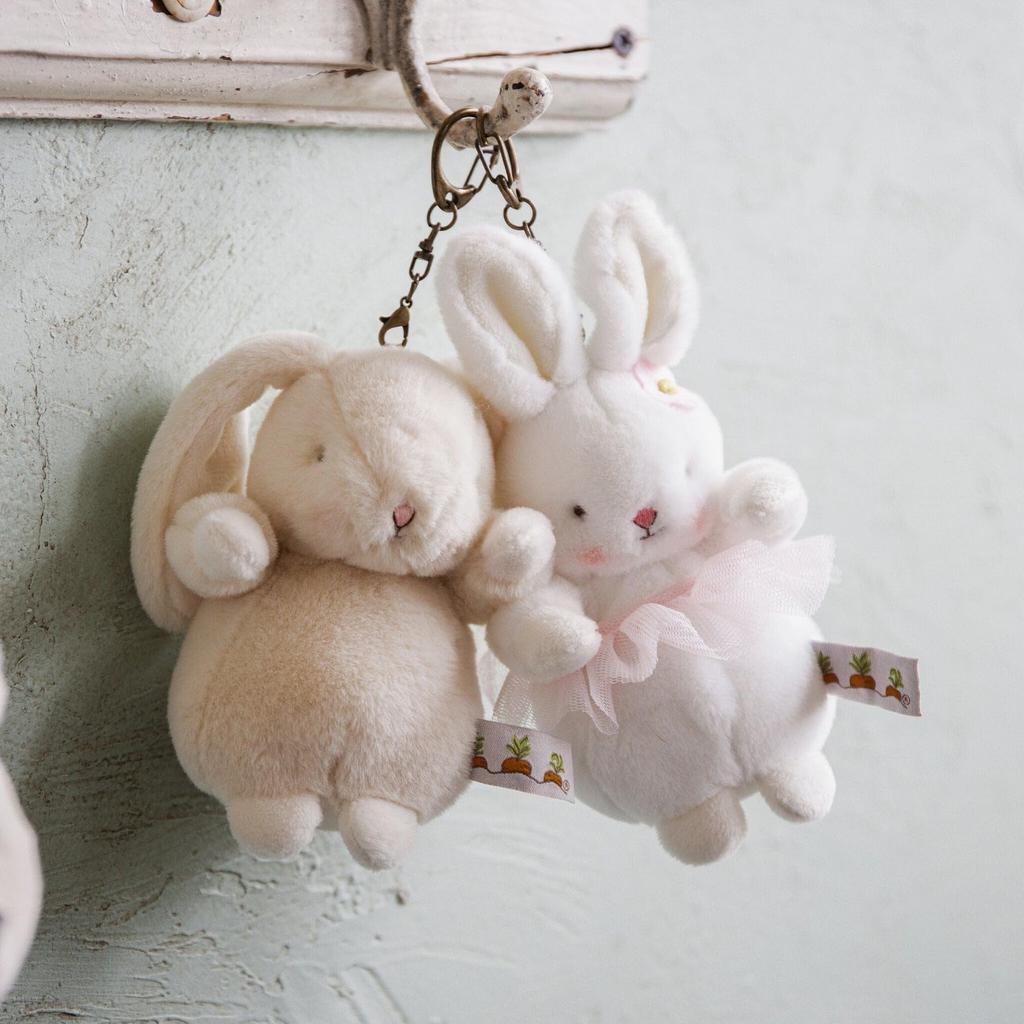 Bunnies by the Bay Cute Plush Animal Bag Charm Keychain - Lop-Eared Rabbit [Used]