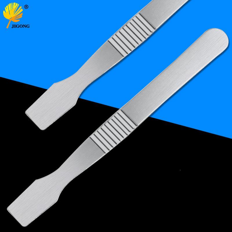 Stainless Steel Scraper for Tin Paste Mixing and Polishing Single Scraper Blade for Tin