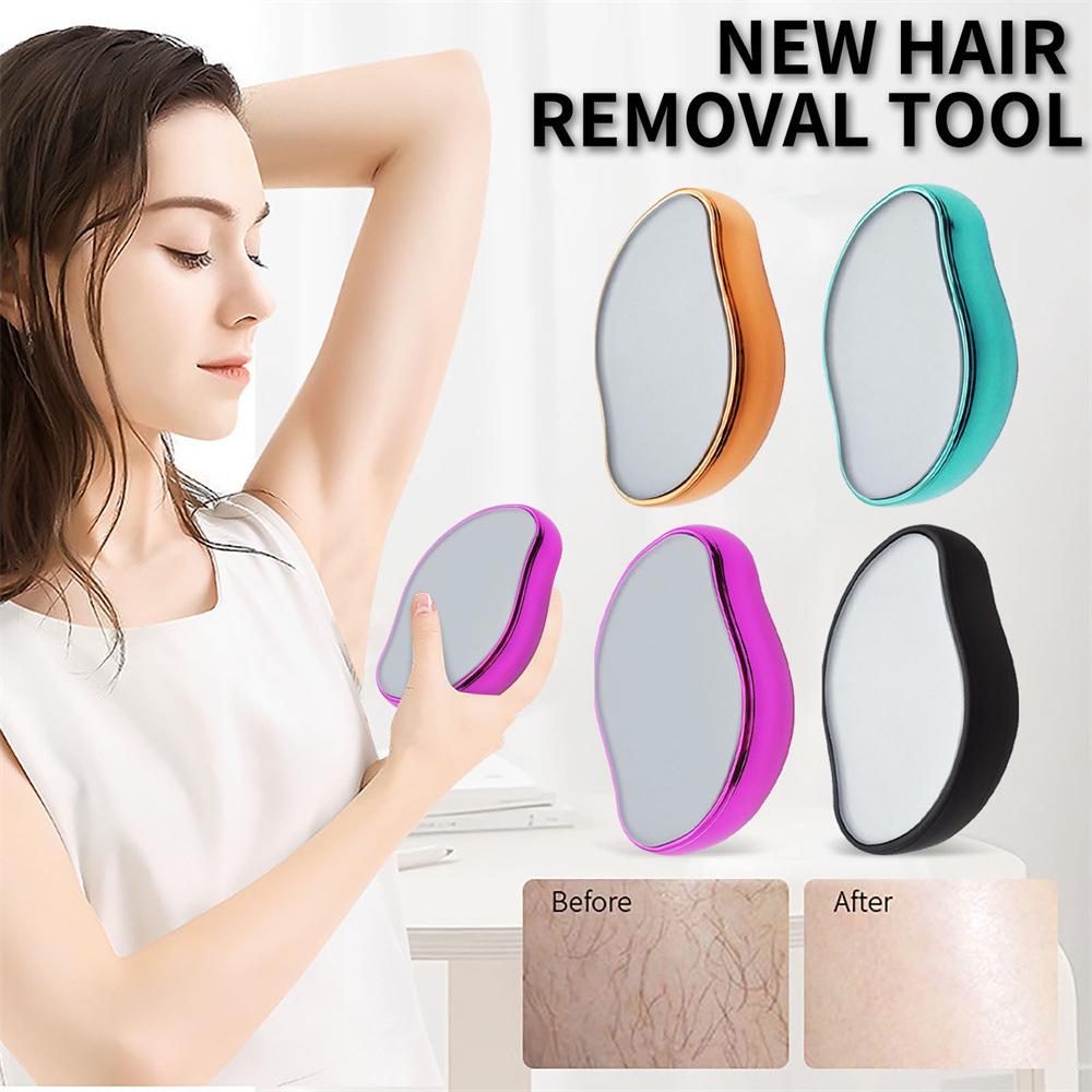 Exfoliating Glass Hair Remover: Home Beauty Tool for Physical Hair Removal