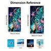 Custom Mandala Beach Towel Galaxy Pattern 160x80cm Microfiber Bath Towels All Season Soft Absorbent Blanket