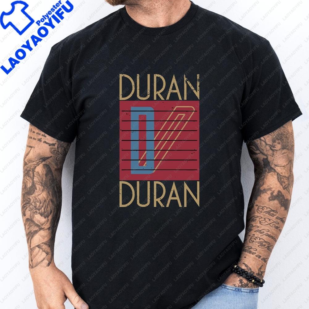 Newly Launched Duran Duran Band Summer Trendy Shortsleeved Tshirt Suitable for Both Unisex and Unisex Large Size