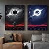 Weltraum-Sci-Fi-Poster, interstellares Schwarzes Loch, Universum, Planet, Geschenk, Leinwandbild, moderne Wanddekoration, Wohnzimmer, Schlafzimmer