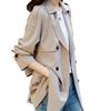 Gray High-quality Trench Coat Women's New Spring Short Small Spring Thin Coat Trendy Women's Clothing