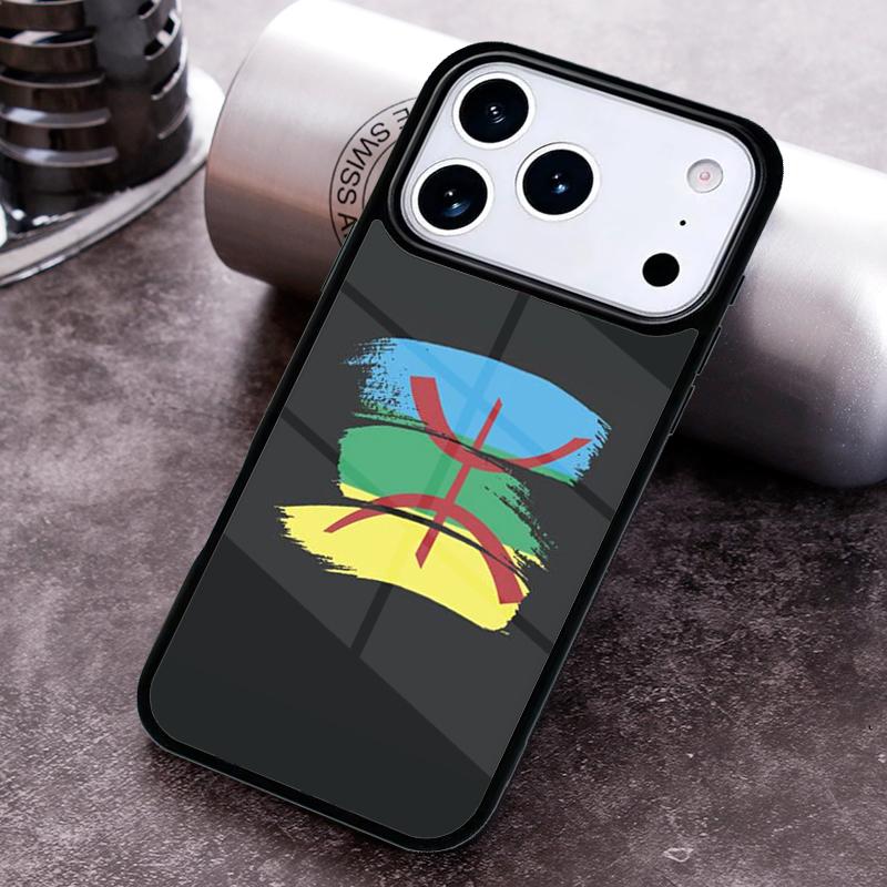 Amazigh Berber Flag Phone Case For iPhone 17 16 15 14 13 12 11 Pro Max Plus 17Air Soft Silicone Cover