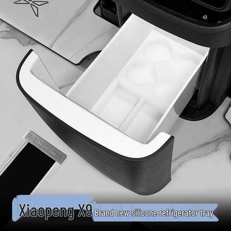 X9 Car Refrigerator Organizer Tray for 24-25 Xiaopeng Models