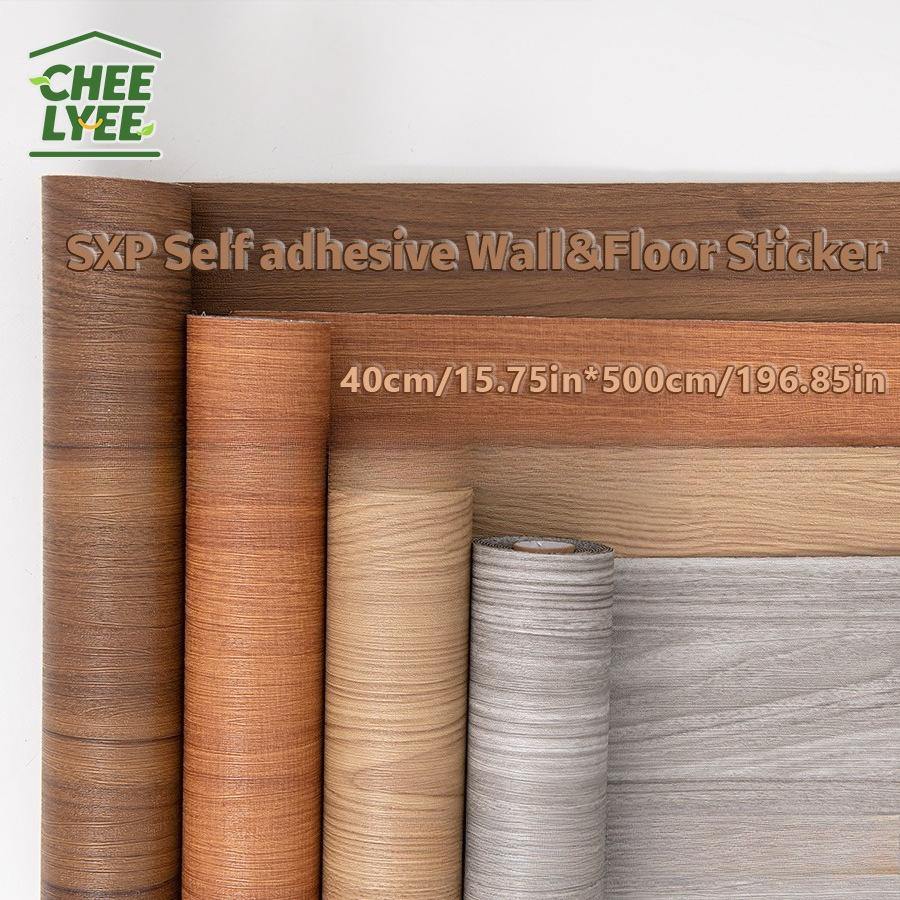 40x300cm Sxp Self-Adhesive Wall Stickers, Wood Grain Self-Adhesive Rolls, Ready to Peel and Stick, Self-Adhesive Wall Stickers