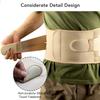 1Pcs Back Brace For Lower Back Pain Relief With 6 Stays Breathable Support Belt For Men Women Anti-Skid Lumbar Belt