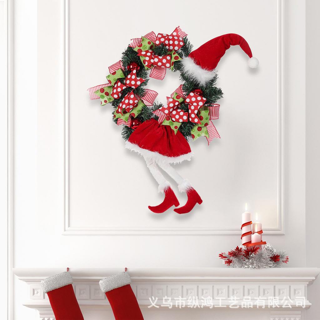 Christmas Wreath Boho Wreath Christmas Day Wreath Home Decoration Door Wall Decoration
