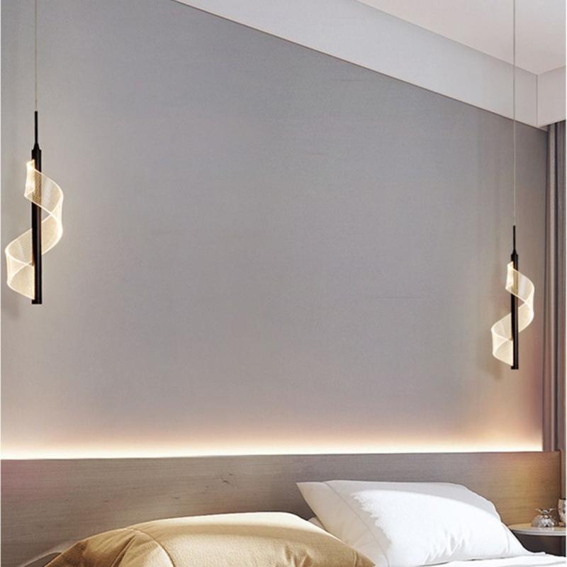 Modern LED Pendant Lights Hanging Lamp Indoor Lighting For Home Bedside Living Room Decoration Dining Tables Aisle Pendant Light
