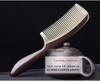 Elegant and Exquisite Ebony Comb, Sheep Horn Comb, Wave Beam Haircut Accessories, Haircut Comb for Women