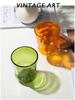 Colorful Glass Coffee Glass Cup Handmade Bubble Glass Wine Milk Juice Glass Water Cup