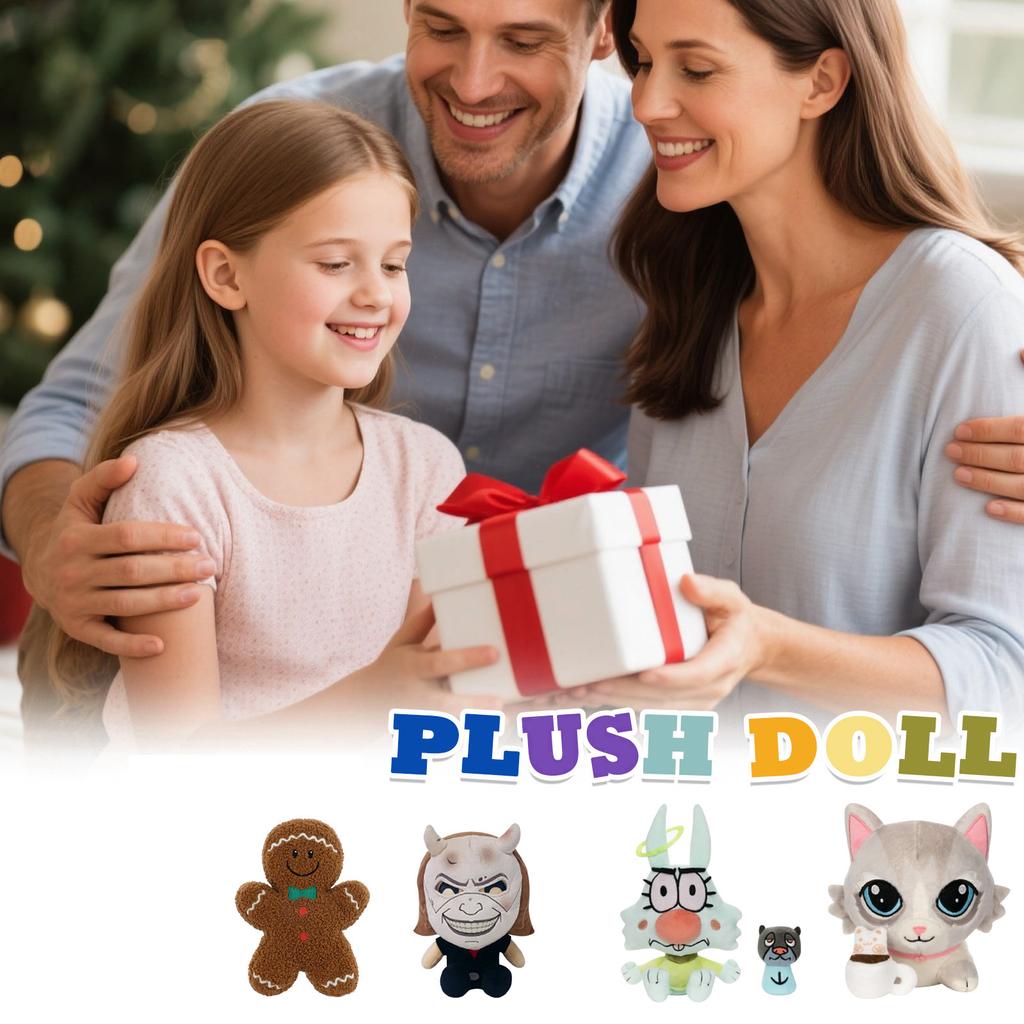 Plush Doll, Toy Gift, Cartoon , Children's Rag Doll, Children's Gift Pillow