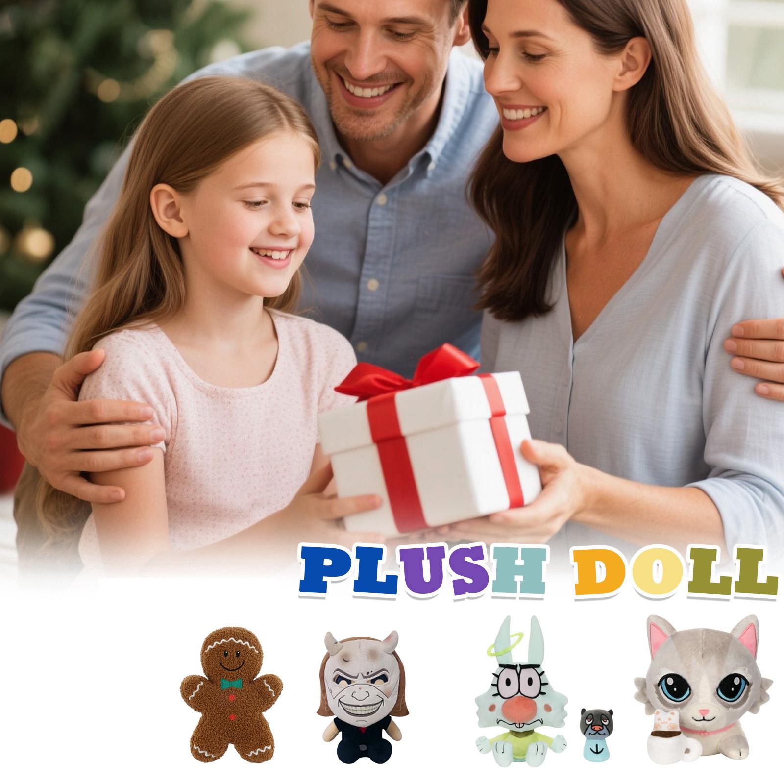 

Плюшевая кукла, Игрушка в подарок, Мультфильм, Детская тряпичная кукла, Детская подарочная подушка One Size