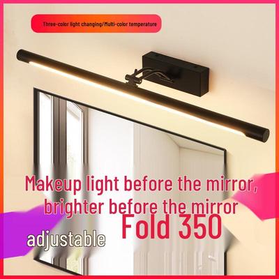 Foldable Telescopic LED Mirror Light for Bathroom Cabinet or Study 