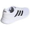 Adidas Neo Lite Racer 2.0 Bequeme PU-Dämpfung Leichtgewichtige Low-Top Freizeit-Laufschuhe Herren Sneaker Weiß EG3282
