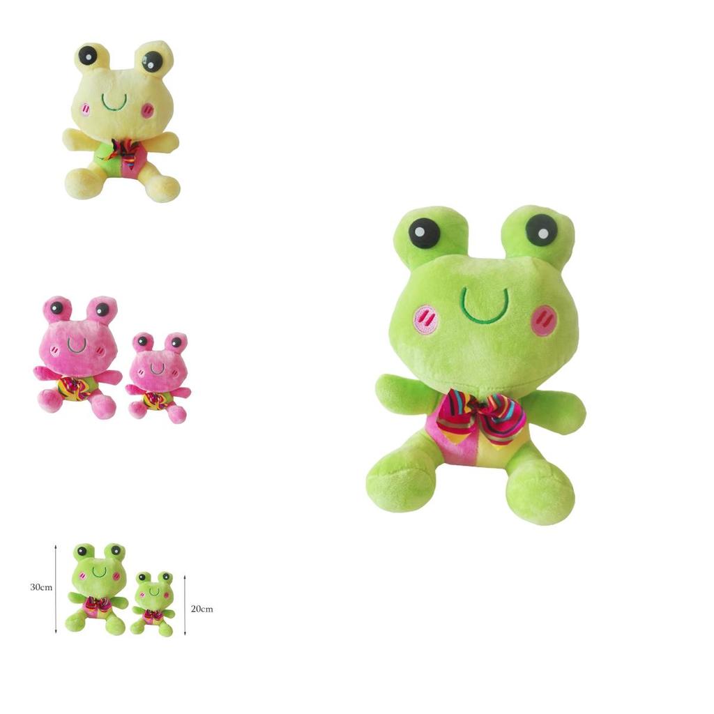 Cute Big Eyed Frog Plush Toy Soft Stuffed Hug Doll Perfect Gift For Kids