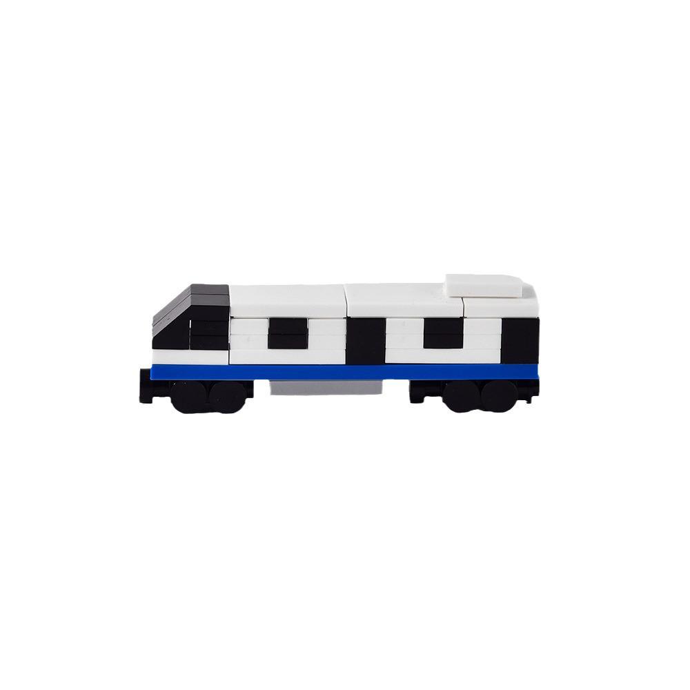 High-Speed Train Model Building Blocks - Compatible with LEGO