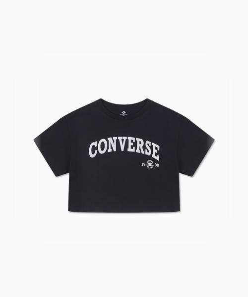 

Converse Crop College 8 Crop T shirT Converse Black 10026367 A02 75