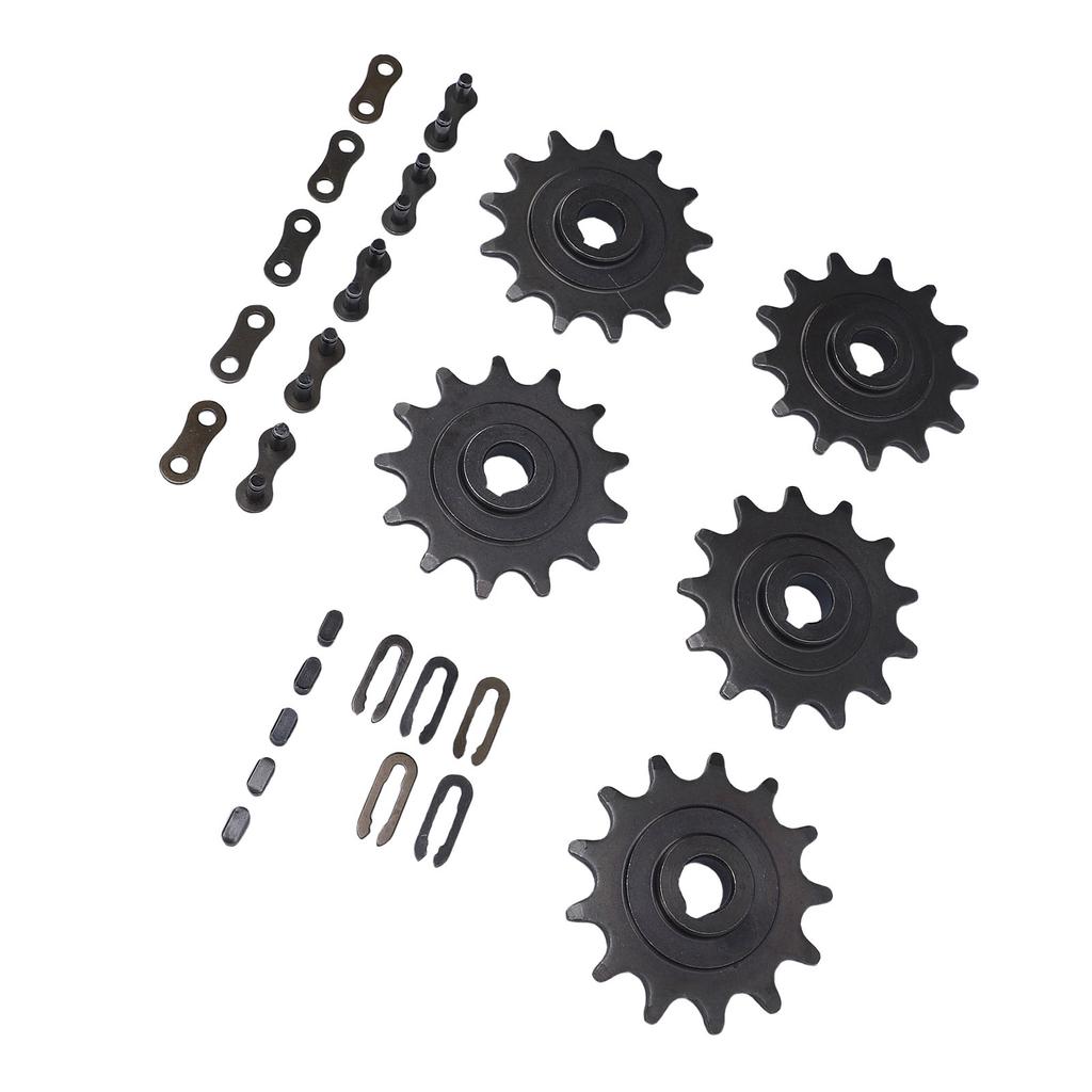 410 13T Rear Motor Sprocket with 410 Model Master Link Set for Go Kart Motorcycle ATV Quad