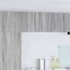 Wall Mounted Cabinet with Door 2 pcs Grey Sonoma and White 30 x 31 x 40 cm