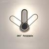 Modern Rotatable LED Wall Light For Aisle Stair Bedroom Bedside Living Dining Room Balcony Indoor Lighting Wall Sconce Fixtures