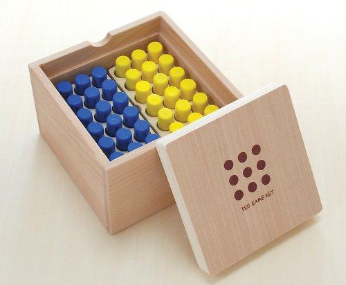 Wooden Toy Daiwa Peg Game Set Basic Educational Learning Toy Number and Shape Game Family Toy Educational Toy Wooden Wooden Toy
