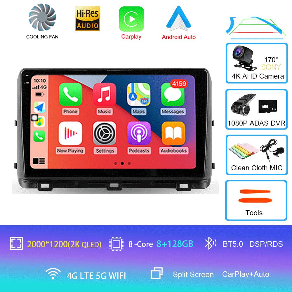 For Kia Ceed 3 CD 2018-2022 Car Radio Android 14 WIFI+4G Carplay Auto Car Radio Multimedia Video Player Navigation Stereo DSP GP