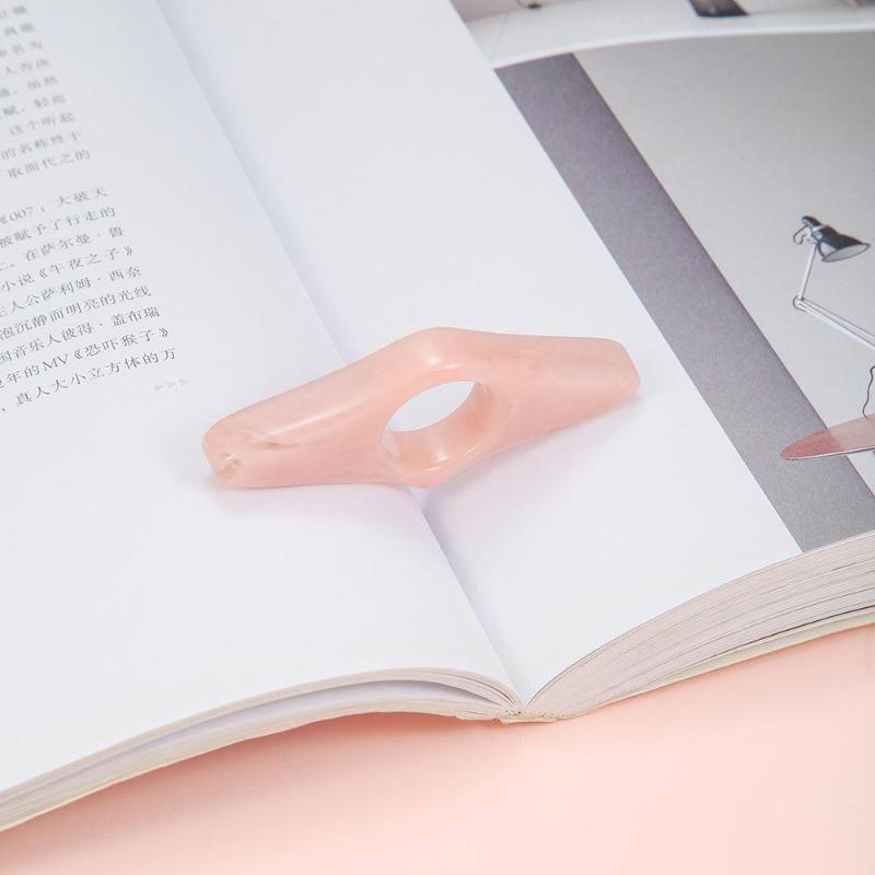 1Pc Thumb Book Support Book Page Holder School Supplies Reading Aids Mark Page Book Accessories