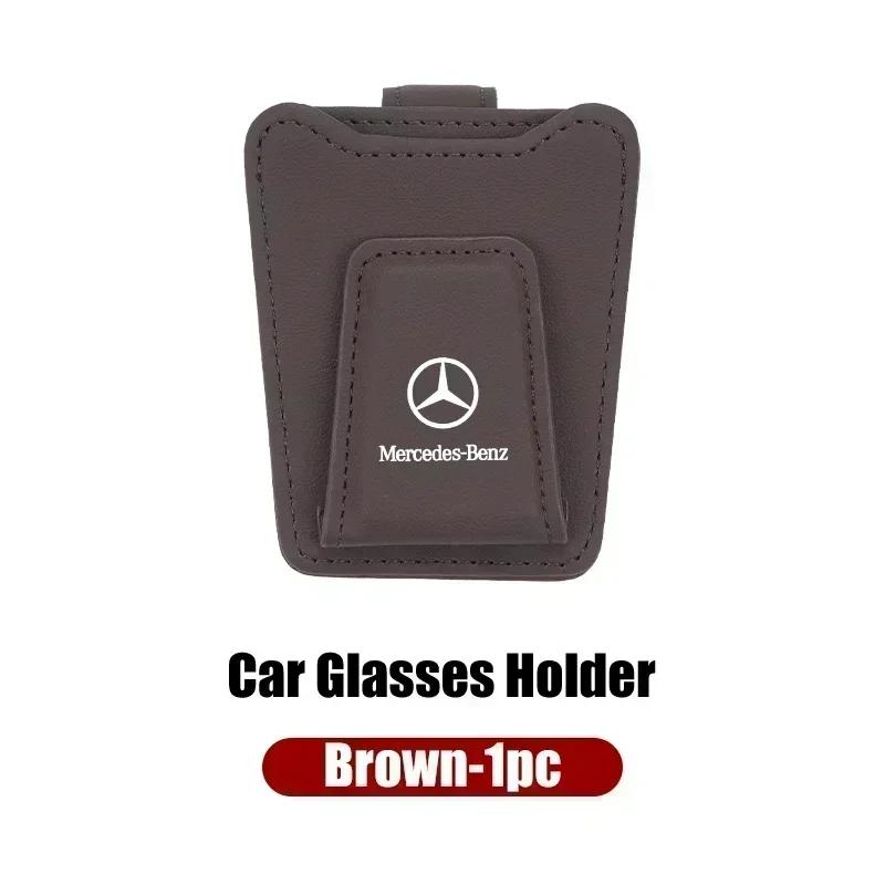 Car Visor Sunglasses Clip Glasses Storage Rack For Mercedes Benz AMG A B C E S Class A180 CLK CLA GLE W212 C200 C300 W204 W205