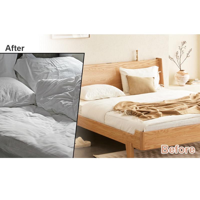 4Pcs Bed Corner Sheet Grippers Straps Heavy Duty Mattress Straps for All Sheet Sizes Non-Slip Sheet Holders Secure Bed Sheets