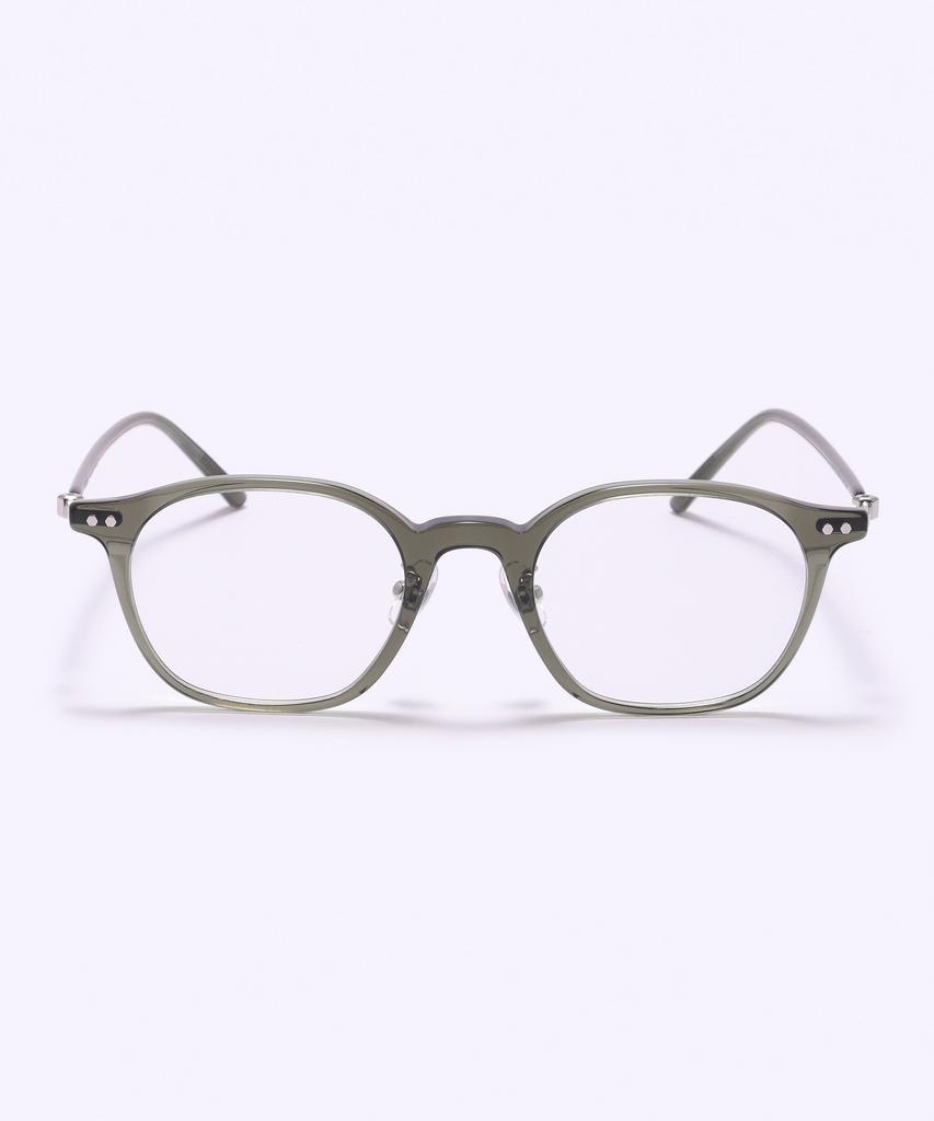 Alloaiweeo [Silverbite] Sbg7606 1313G Hd Acetate Ultra-Lightweight High-Density Acetate Khaki Square Eyeglass Frame Blue Light Lens Selection