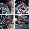 Auto Wheel Detailing Brush Bendable Wheel Woolies For Car Rim Tire Washing Easily Clean Hard-To-Reach Areas Car Cleaning Tools
