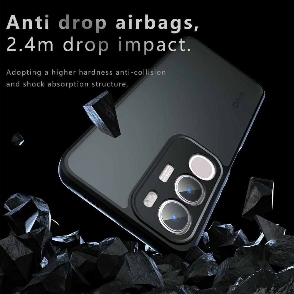 For Vivo Y29 5G/Y19s 4G Case Drop Proof TPU+PC Matte Back Phone Cover