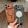 Retro Leather Magnetic Phone Case For For Iphone 16E 17E 1 14 11 12 13 16 17 Pro Max Air Plus  Shockproof Protector Cover