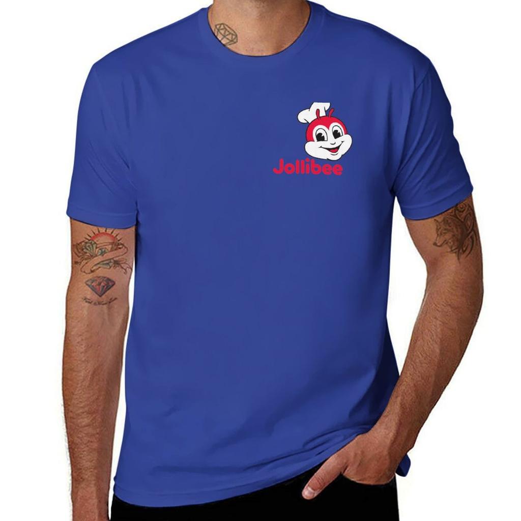 Jollibee T-Shirt Anime Oversizeds Summer Tops T Shirts for Men