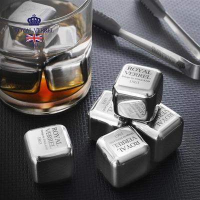Royal Burrell Stainless Steel Ice Cubes 6pcs