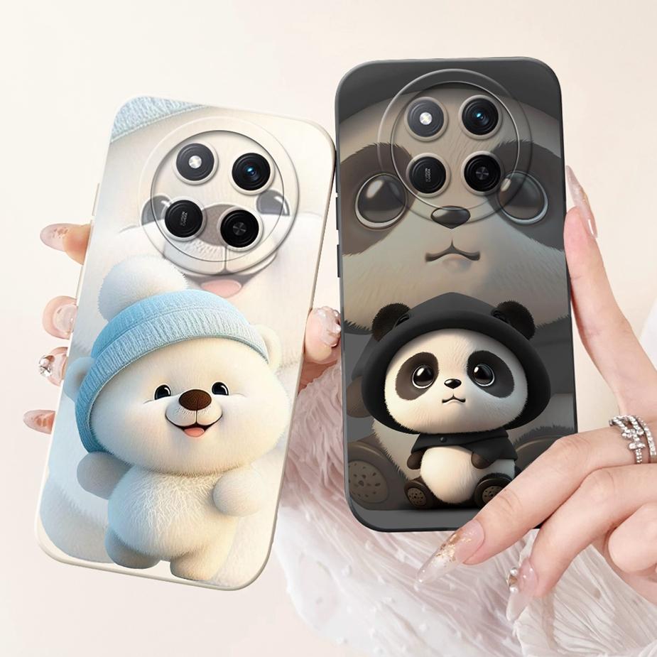 For Honor X9C Case Honor X60 Pro Cute Rabbit Panda Cartoon Cover Soft TPU Phone Case For Honor X60 Pro HonorX60 HonorX9C 5G Bags