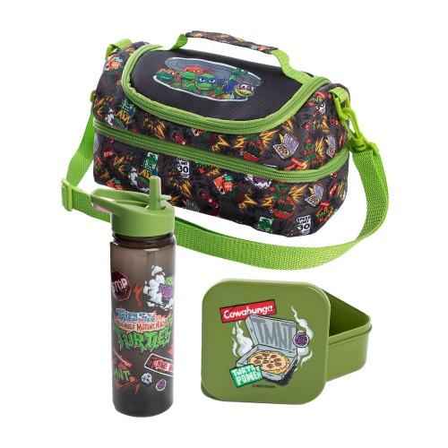 Teenage Mutant Ninja Turtles Characters Lunch Bag Set (Pack of 3)