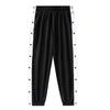 Men's 2022 Summer Trendy Full-Breasted Casual Cuff Button Pants In Hong Kong Style.